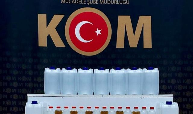 Kars’ta kaçak içki operasyonu