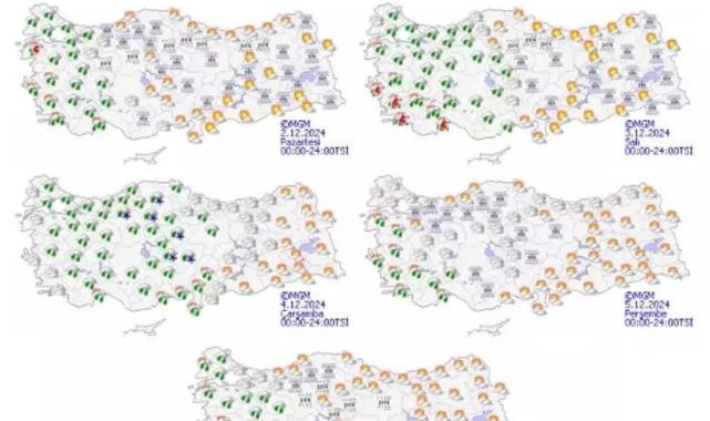 Meteoroloji uyardı! Kar, fırtına ve sağanak geliyor
