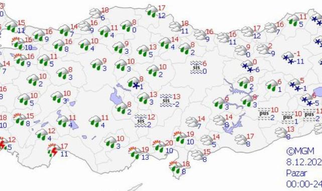 Meteoroloji uyardı! Şiddetli yağış ve buzlanmaya dikkat