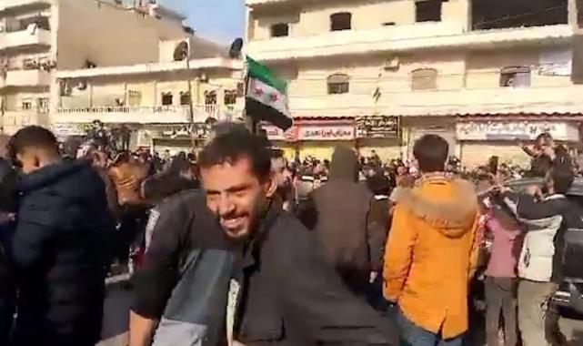 Münbiç'te halk ayaklandı!