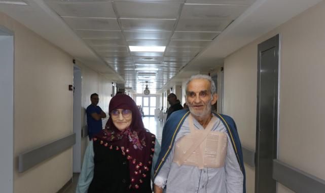 Rize'de ağabey-kardeş aynı anda iyileşti