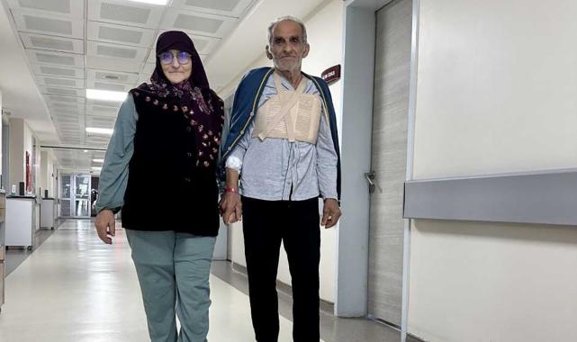 Rize'de ağabey-kardeş aynı anda iyileşti