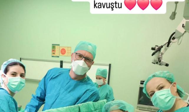 Şarkıcı Tuğçe Kandemir anne oldu! Doğumhaneden fotoğraf paylaştı