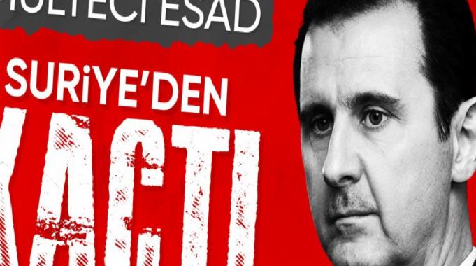 SON DAKİKA! Beşar Esad Suriye&#039;den kaçtı