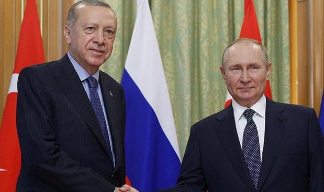 SON DAKİKA! Cumhurbaşkanı Erdoğan Putin ile görüştü