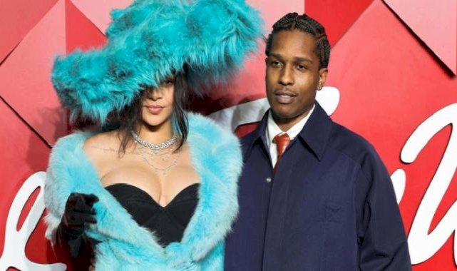 2 çocuklu Rihanna'nın kırmızı halı tarzı! Görenler gözlerini alamadı