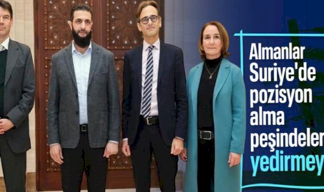 Alman temsilciler Şam'da Colani ile görüştü