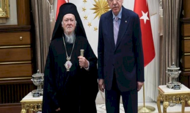 Cumhurbaşkanı Erdoğan, Patrik Bartholomeos ile görüştü