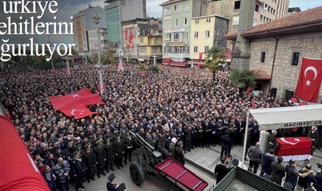 Isparta şehitleri için cenaze töreni düzenlendi