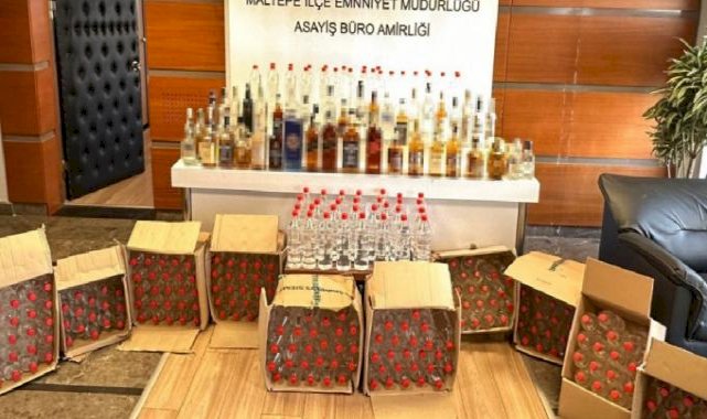 İstanbul'da sahte alkol operasyonu: 4 gözaltı