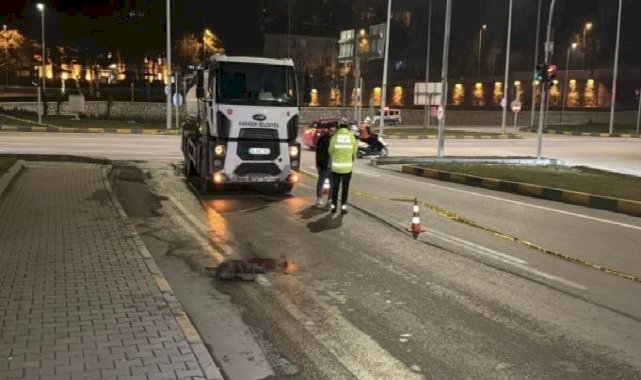 Karabük'te su tankerinin çarptığı kişiden acı haber geldi