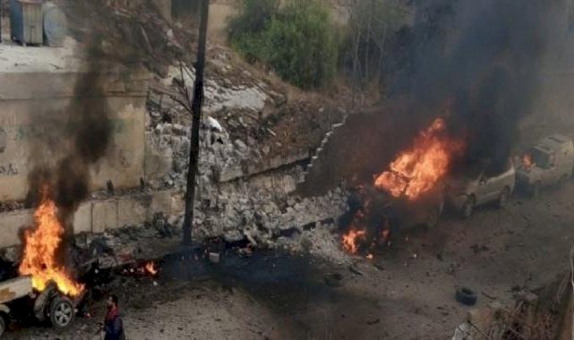 Münbiç'te PKK/YPG'den bomba yüklü araçla saldırı