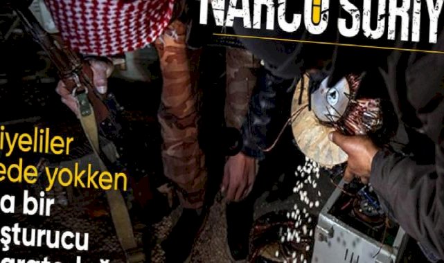 Suriye'de Beşar Esad'ın devrilmesinin ardından uyuşturucu imalathaneleri gün yüzüne çıkıyor