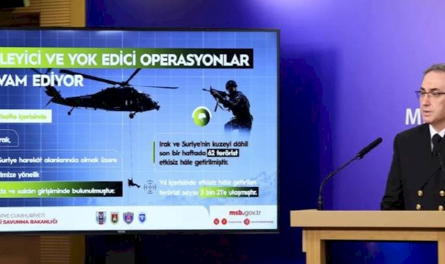 Terörü kaynağında yok etmeye devam! Yıl boyunca 3 bin 21 terörist etkisiz hale getirildi