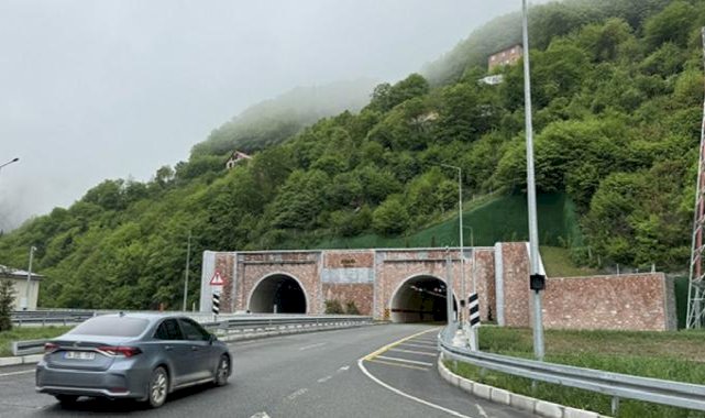Yeni Zigana Tüneli'ni 587 günde 2 milyon 861 bin 599 araç kullandı