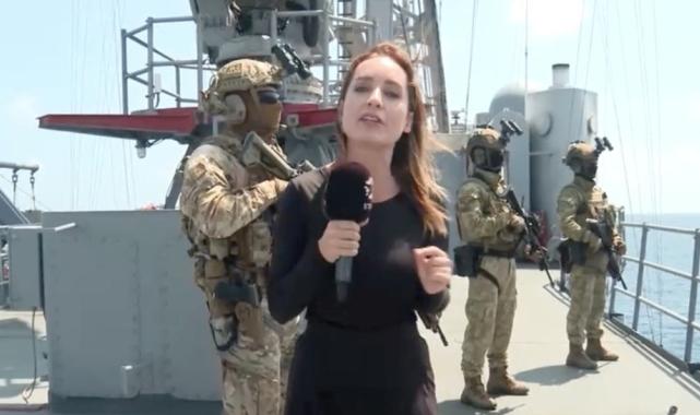 Türk donanması Hint Okyanusu'nda: Nazlı Çelik, TCG Gediz Fırkateyni'ni ziyaret etti