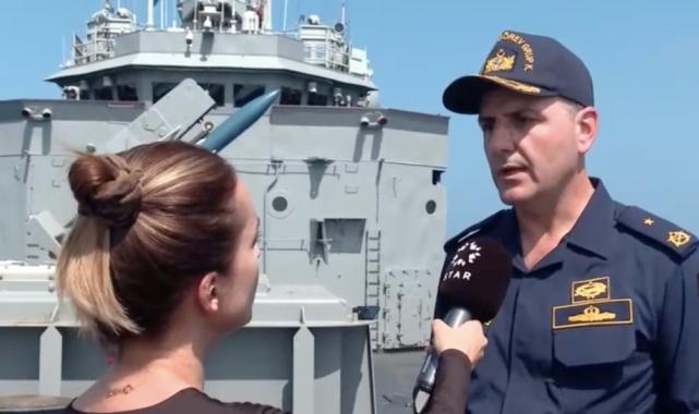 Türk donanması Hint Okyanusu'nda: Nazlı Çelik, TCG Gediz Fırkateyni'ni ziyaret etti