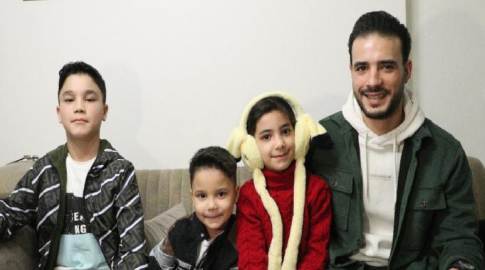Türkiye'ye sığınan Suriyeli ailenin vefası