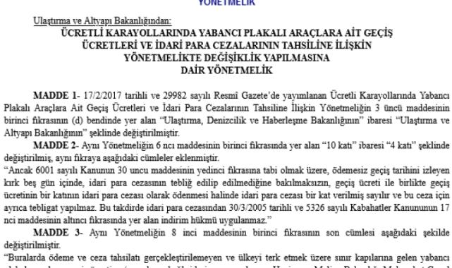 Yabancı plakalı araçların 'kaçak çıkışı'na ayar!