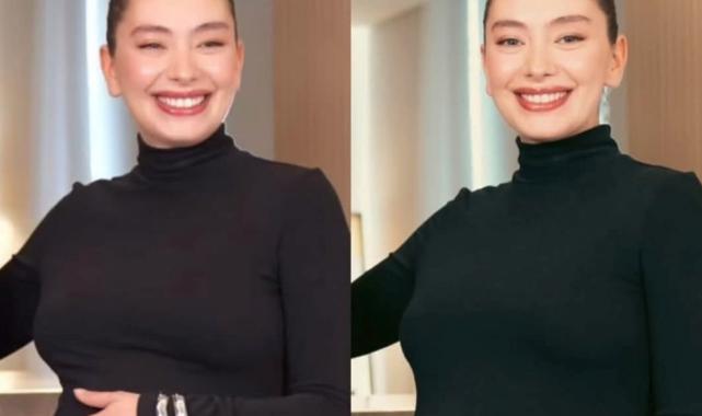 8 aylık hamile! Oyuncu Neslihan Atagül çekimde