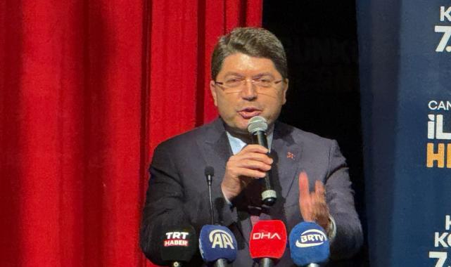 Adalet Bakanı Yılmaz Tunç: Şimdi sıra terörü, silahlarıyla beraber tarihe gömmekte