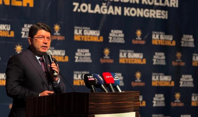 Adalet Bakanı Yılmaz Tunç: Şimdi sıra terörü, silahlarıyla beraber tarihe gömmekte