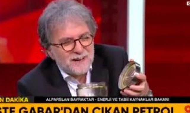 Ahmet Hakan canlı yayında petrol kokladı, Şahan Gökbakar tiye aldı