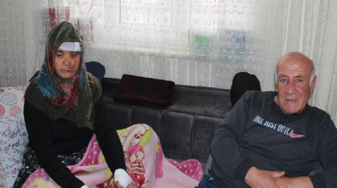 Aksaray'da yaşlı çift, kızlarının köpeğinin saldırısına uğradı
