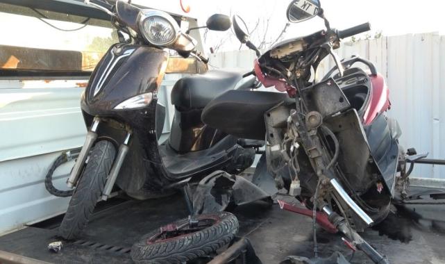 Antalya'da motosiklet sürücüsü kırmızı ışıkta geçen tıra çarptı