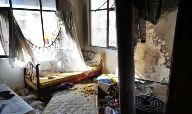 Antalya'da yangından kurtarılan çocuk: Beni hastaneye götürmeyin annemin parası yok