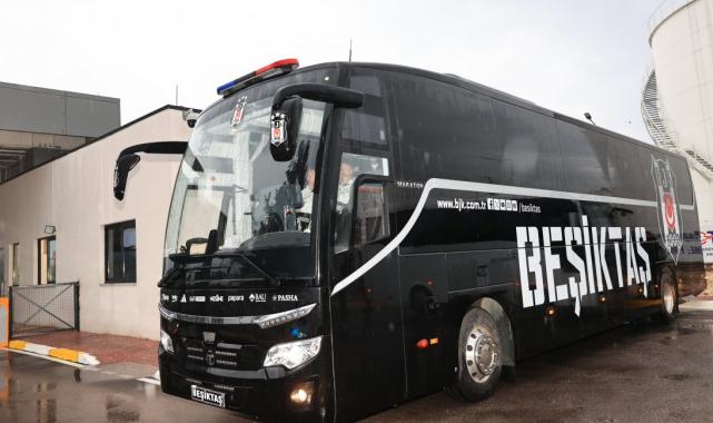 Beşiktaş kafilesi, Antalya'ya geldi