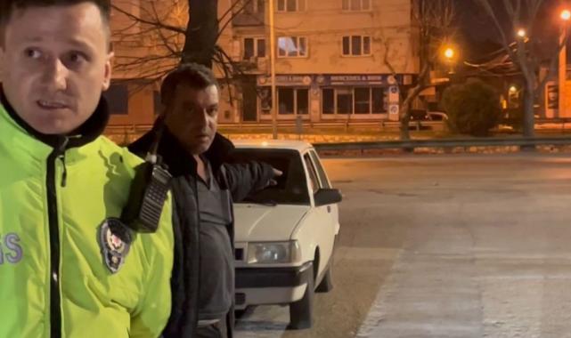 Bursa'da denetimde kaçan alkollü sürücü: Biz içtik günah mı işledik