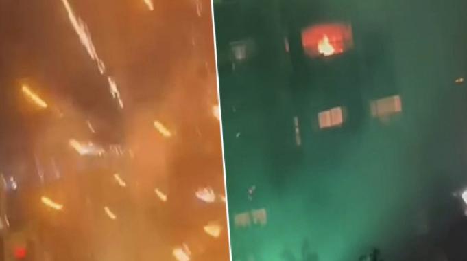 Bursa'da yılbaşı kutlarındaki havai fişekler, evi alev topuna çevirdi