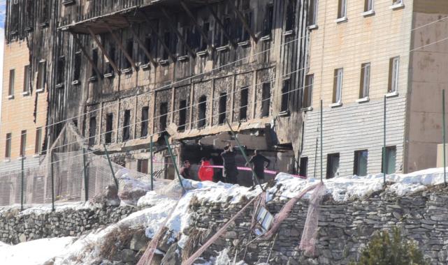 Çalışma ve Sosyal Güvenlik Bakanlığı müfettişlerinden yanan otelde inceleme