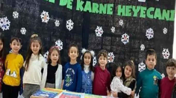 Çocukların karne heyecanına ortak oldular