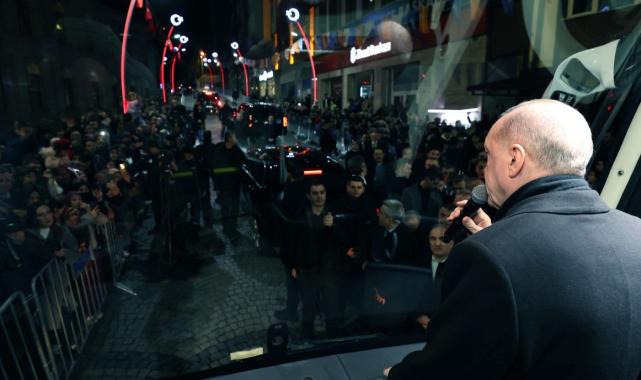 Cumhurbaşkanı Erdoğan, memleketi Rize’de