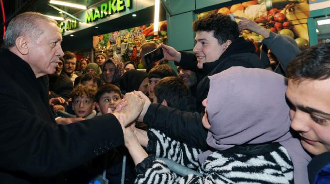 Cumhurbaşkanı Erdoğan, memleketi Rize’de