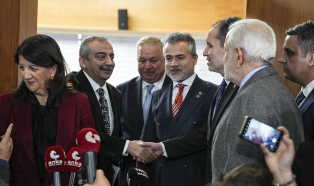 Fatih Erbakan, DEM Parti heyetiyle görüştü