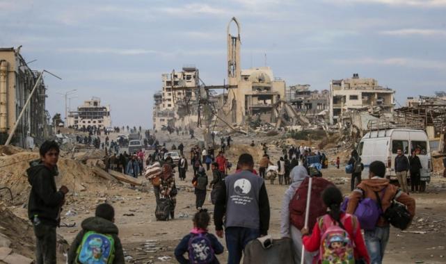 Gazze'nin kuzeyine dönen Filistinlilerin sayısı 500 bini geride bıraktı