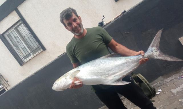 Hatay'da 30 kiloluk balık için telefonunu kaybetti