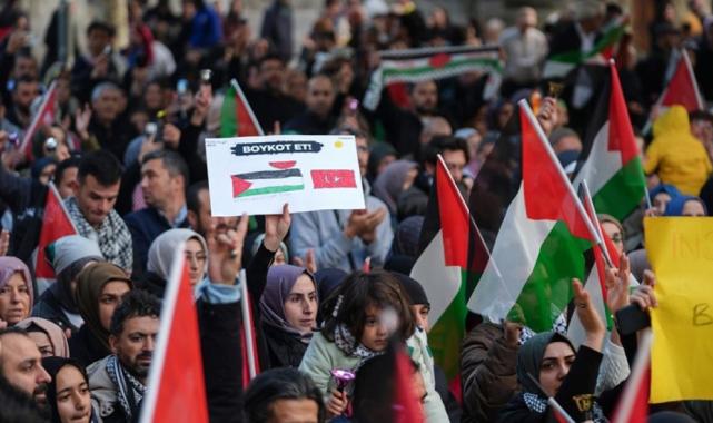 İstanbul'da Filistin için tarihi yürüyüş: Yüz binler destek için bir araya gelecek