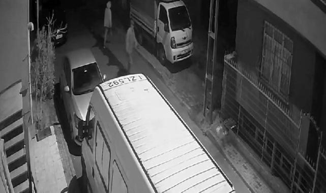 İstanbul'da kamyonet hırsızlığı
