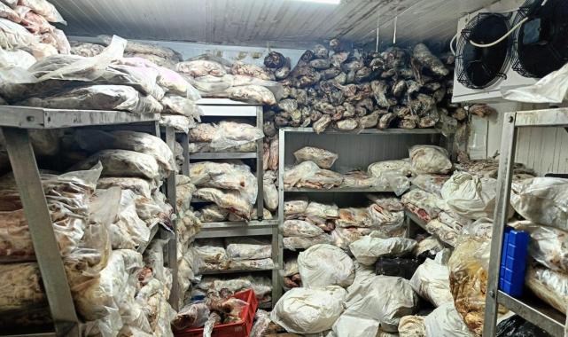 İzmir'de 3,8 ton bozuk et ve balık ele geçirildi