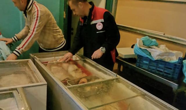 İzmir'de 3,8 ton bozuk et ve balık ele geçirildi