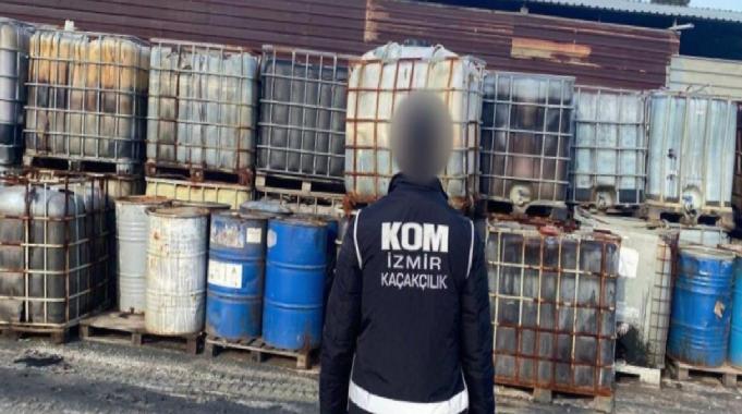 İzmir'de kaçakçılık operasyonu: 250 ton kaçak akaryakıt ele geçirildi