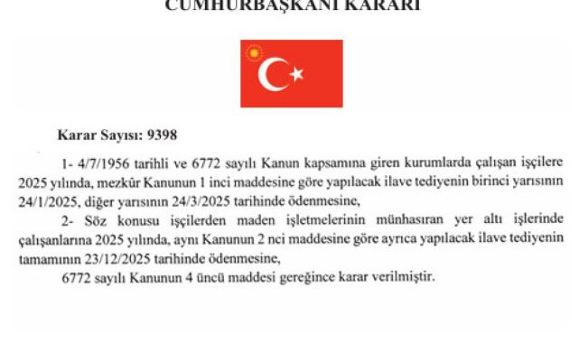Kamu işçilerinin ikramiye tarihleri açıklandı