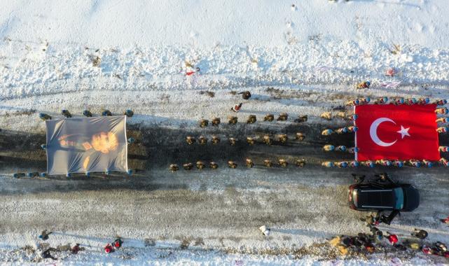 Kars'ta Sarıkamış Şehitleri için yürüyüş düzenlendi