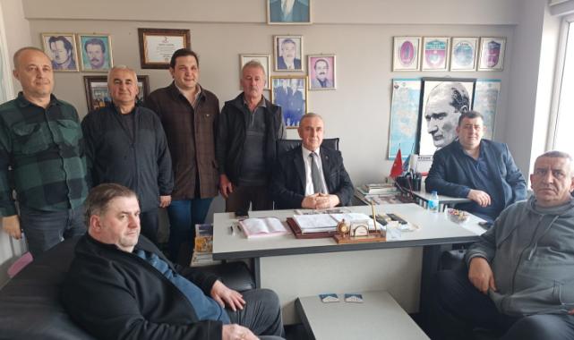 Keşan'da Sebze Bakkal ve Manavlar Odası'nda görev değişimi