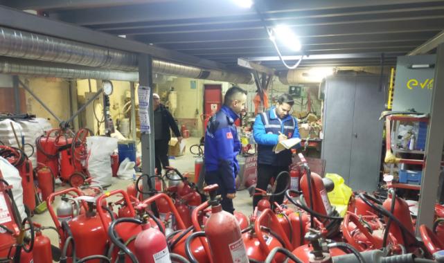 Kocaeli Zabıtası'ndan yangın tüpü fiyatlarına sıkı denetim