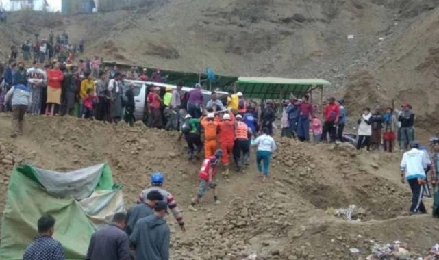 Myanmar'da heyelan: 12 ölü